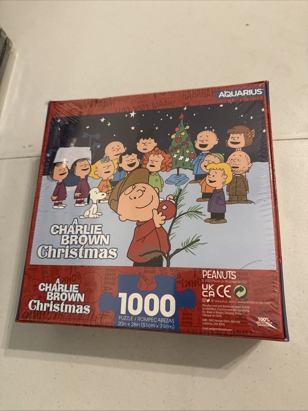 NEW/SEALED A Charlie Brown Christmas 1000 PC Christmas Jigsaw Puzzle